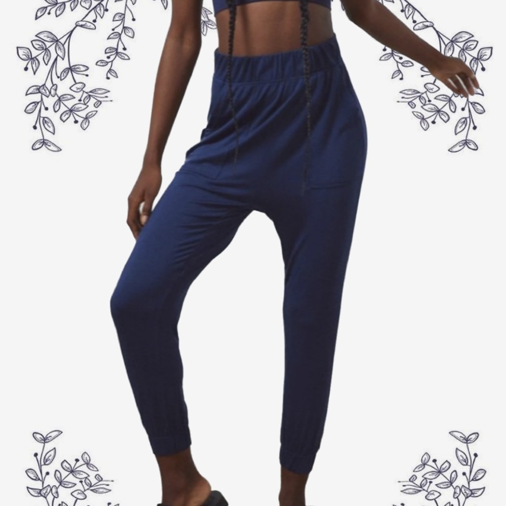 Lunya Soft Modal Draped Joggers Navy